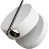 Image de Applique murale inclinable en aluminium blanc 10cm Nuance - Maytoni
