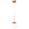 Image de Suspension Maytoni Basic Form dorée verre Ø15cm G9