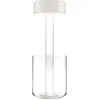 Image de Lampe de table portable en aluminium blanc et vase en verre 12x34,8cm AI Collaboration - Maytoni