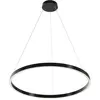 Image de Suspension moderne anneau LED 51W noir/blanc Maytoni