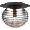 Image de Plafonnier en métal noir 32x28cm Reels - Maytoni
