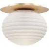 Image de Plafonnier en métal doré 32x28cm Reels - Maytoni