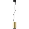 Image de Suspension tube noir laiton Ø7,5 Efir LED 15W Maytoni
