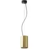 Image de Suspension Maytoni Efir tube noir/laiton Ø9,5 LED 25W
