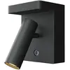 Image de Applique de lecture à intensité variable noire 2700 K 400 lm