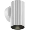 Image de Applique murale tube cannelé blanc GU10 10W Calipso Maytoni