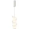 Image de Suspension Art déco blanche verre LED 14W Seoul Maytoni