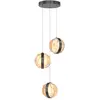 Image de Suspension Art déco noir multicolore LED 15W Maytoni