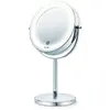 Image de Miroir cosmétique éclairé pivotant sur pied Beurer BS 55