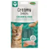 Image de BUBIMEX-Bubimex Creamy snacks pour chat X4 Poulet et crabe - 60 gr