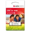 Image de AgfaPhoto Clé USB 2.0 8 Go Mémoire Flash 15MB/s Lecture 5MB/s Gris Bureautique