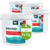 Image de Granulés de Chlore Choc Stabilisé BAYZID® - Seau de 5 KG x 4 pour Piscines