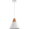 Image de Suspension en métal blanche 22 cm Bicones - Maytoni