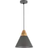 Image de Suspension en métal grise 22 cm Bicones - Maytoni