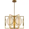 Image de Suspension dorée 6 ampoules Marmo - Maytoni