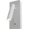Image de Applique murale en métal blanc Mirax - Maytoni