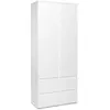 Image de But Armoire 2 portes 2 tiroirs Lumia - Blanc