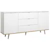 Image de But Buffet vaisselier Leknes - Blanc