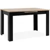 Image de Table extensible rectangulaire - Chêne et noir