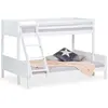 Image de HOMESTYLE4U Lit superposé - Blanc