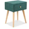 Image de Homestyle4u table de chevet - Turquoise