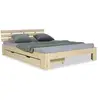 Image de HOMESTYLE4U Lit Double 140x200 cm
