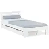 Image de HOMESTYLE4U Lit simple avec tiroir 90x200 cm