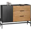 Image de SoBuy Buffet Bas HFSB02-SCH - Naturel