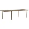 Image de Table à dîner en chêne fumé clair 95 x 250 cm Oku - NORR11