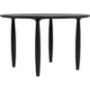 Image de Table à dîner ronde en chêne noire 120 cm Oku - NORR11