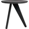 Image de Table d'appoint en chêne massif noire Fin - NORR11