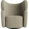 Image de Fauteuil en pivotant en tissu bouclé Barnum Col 3 Big Big Chair - NORR11
