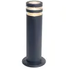 Image de Borne lumineuse extérieure Focus anthracite Lutec GU10