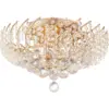 Image de Plafonnier en métal doré 6 ampoules Karolina - Maytoni