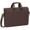 Image de Rivacase Sacoche pour PC 15.6'' Zippée Marron