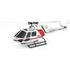 Image de Hélicoptère Télécommandé Électrique AS350 RTF Blanc et Rouge