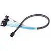 Image de Silverstone câble miniSAS vers 4× SATA