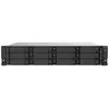 Image de QNAP TS-1273AU-RP-8G 12-Bay 12-bay Rackmount NAS AMD Ryzen V1000 series V1500B 4C/8T 2.2GHz 8Go DDR4 RAM 2x2.5GbE LAN optional 10GbE & M.2 NVMe/SATA