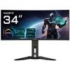Image de Écran incurvé Gigabyte MO34WQ2BT 34" QD-OLED UltraWide QHD 240 Hz FreeSync Premium Pro en occasion ou reconditionné