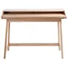 Image de Bureau Design avec Plateau Coulissant St James 116cm Chêne