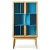 Image de Paris prix Bibliothèque vitrine Avon - Chêne et bleu