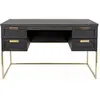 Image de Bureau Design Pimlico 130cm Charbon