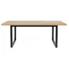 Image de Table Basse Rectangulaire Camden 120cm Chêne & Noir