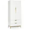 Image de Mes Armoire penderie 2 portes battantes - Blanc
