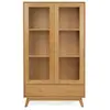 Image de Vitrine Design en Bois Kensal 170cm Chêne