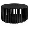 Image de Table Basse Ronde Design Drum 83cm Noir