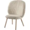 Image de Fauteuil en frêne et laine de mouton Naïve - Emko