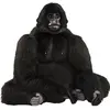 Image de Hansa Peluche gorille géant - Noir
