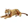 Image de Hansa Peluche tigre géant couché - Brun