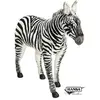 Image de Hansa Peluche zèbre géante - Multicolore